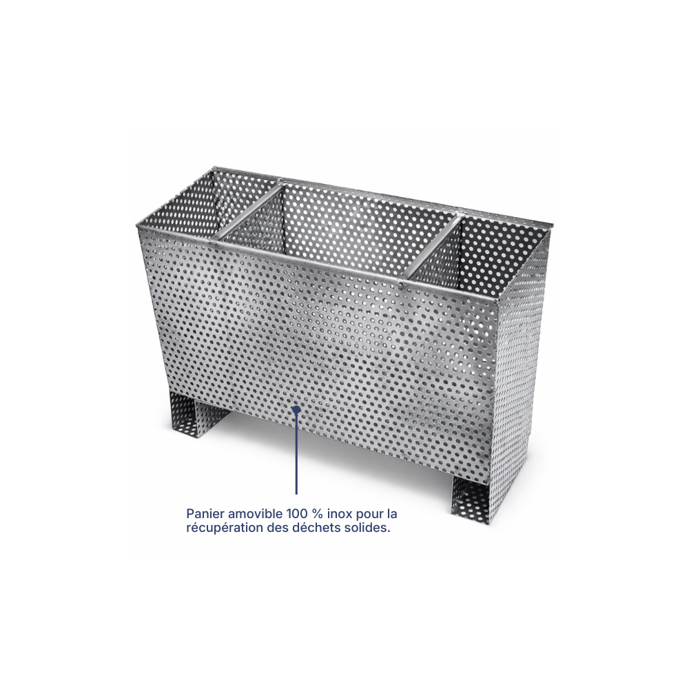 Séparateur de graisse inox 70L vue 6